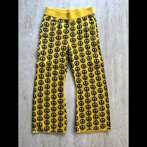 Misha & Puff Yellow Peace Sign Izzy Pant